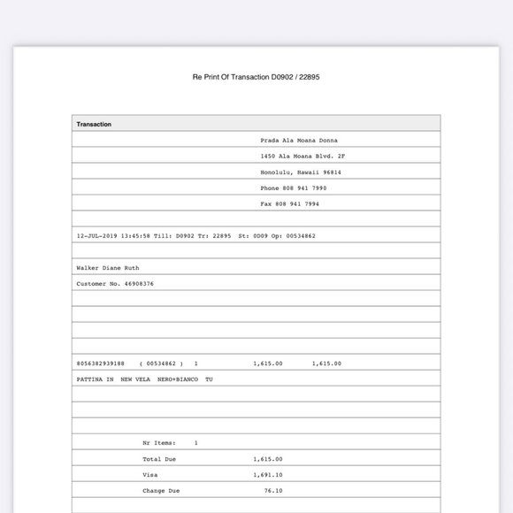 Prada Black and White Nylon & Leather Handbag w Studs Invoice included - Picture 4 of 10